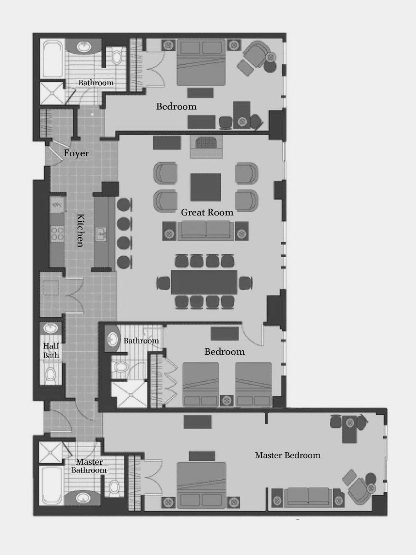 Residence 428 floor plan