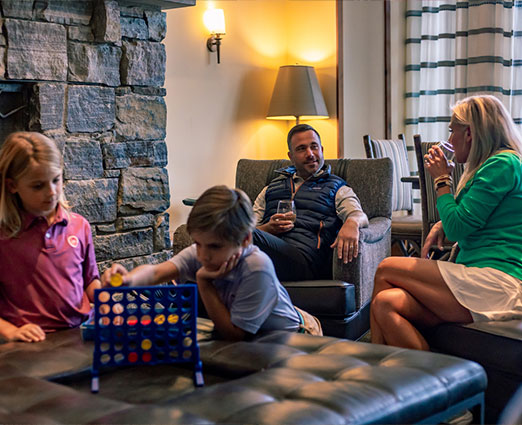 The Penthouse Lounge with a Family