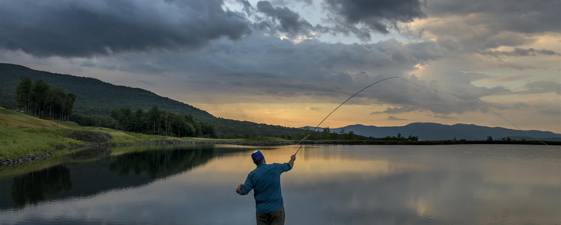 Fishing in Stowe, VT Spruce Peak Best Fishing in Vermont
